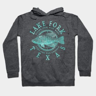 Lake Fork, Texas, Crappie Fishing Hoodie